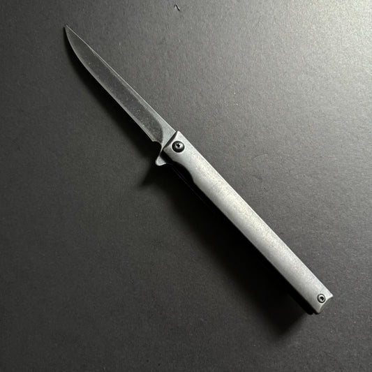 3.5” M390 Folding Picnic Knife Powder Coated Metal