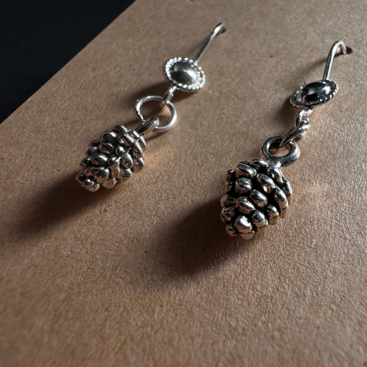 Handmade Pinecone Earrings