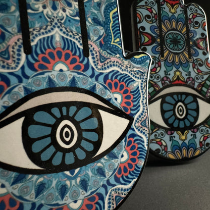 Ceramic Evil Eye Hand Decoration