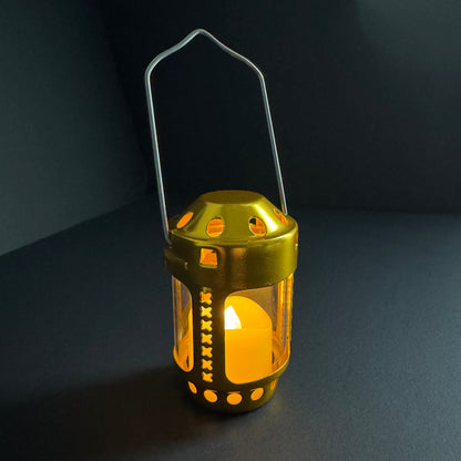 Metal and Glass Mini Lantern