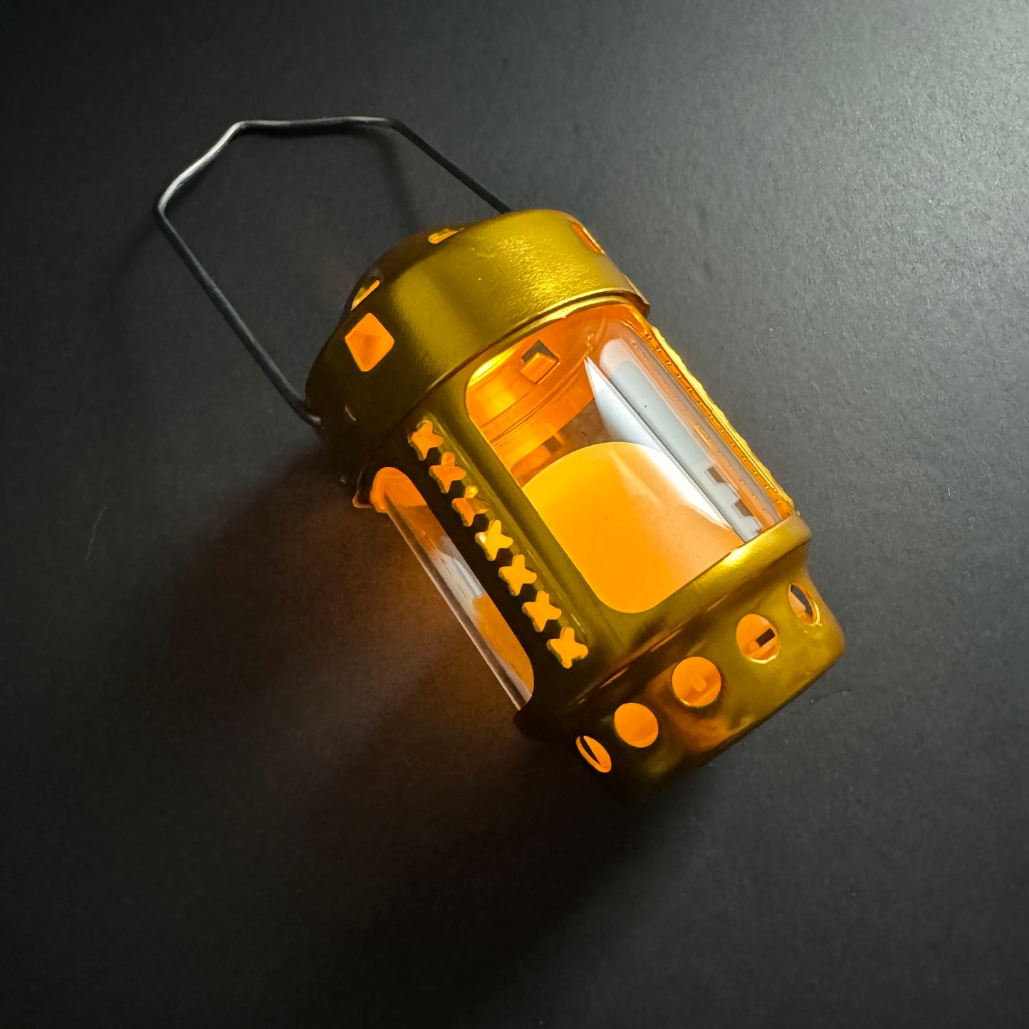 Metal and Glass Mini Lantern