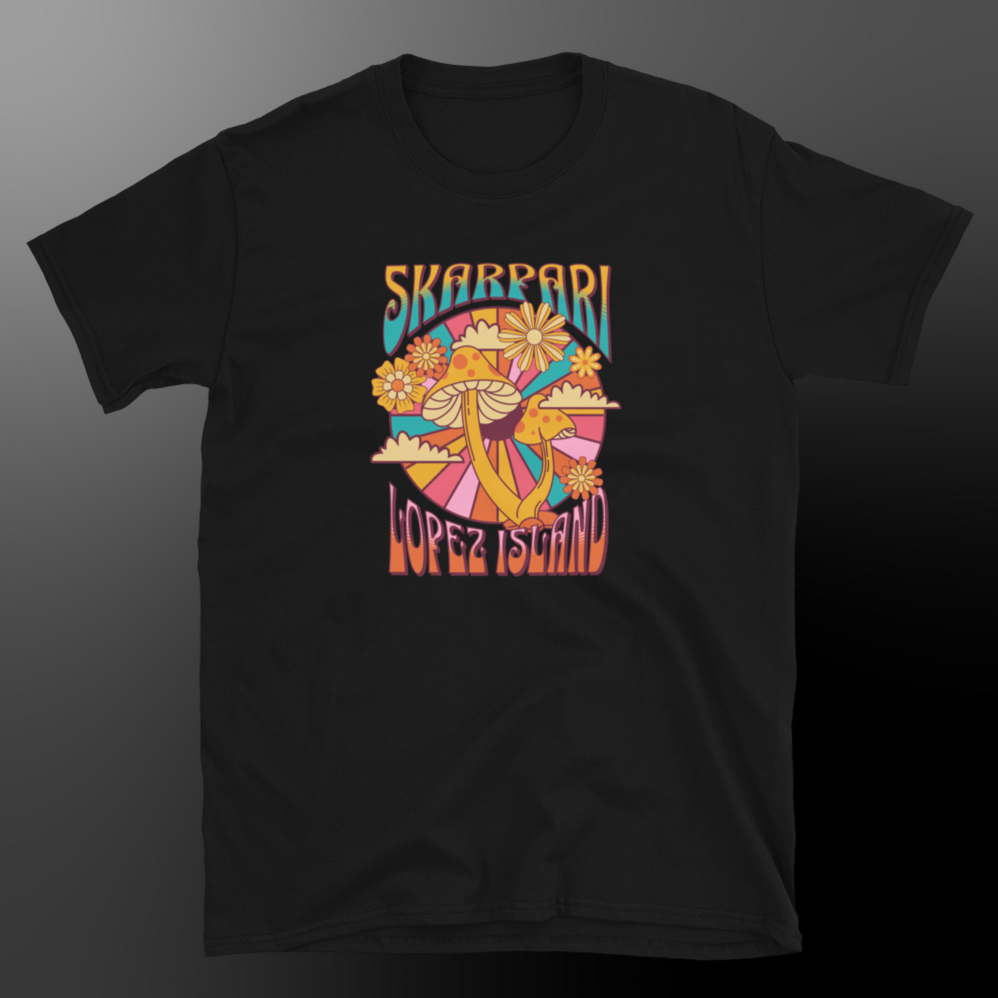 Skarpari Lopez Island Mushroom Unisex T-Shirt