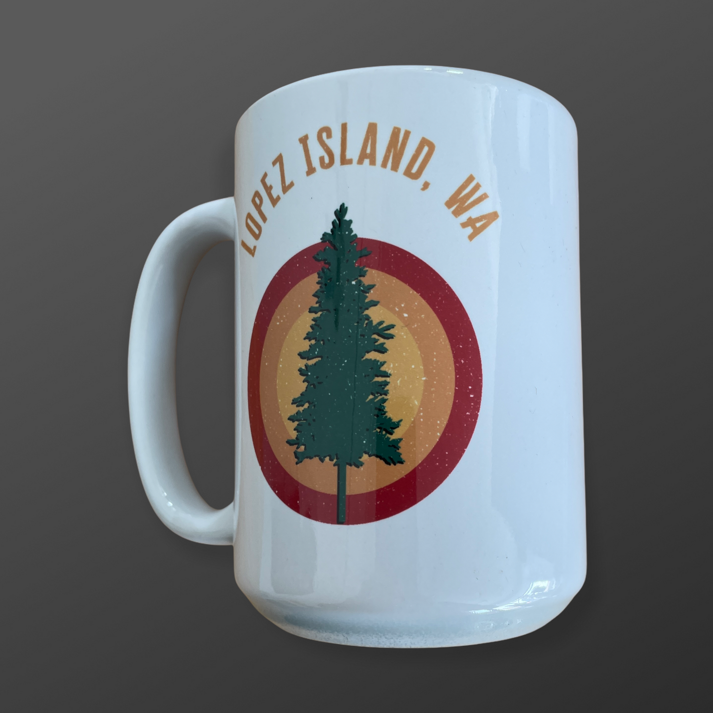 Lopez Island Sunset Tree Coffee Cup - 15oz