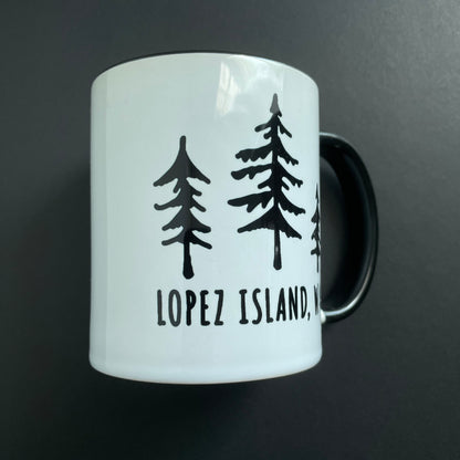 Lopez Island Trees Coffee Cup