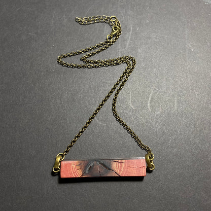 Resin Cast Madrone Necklace