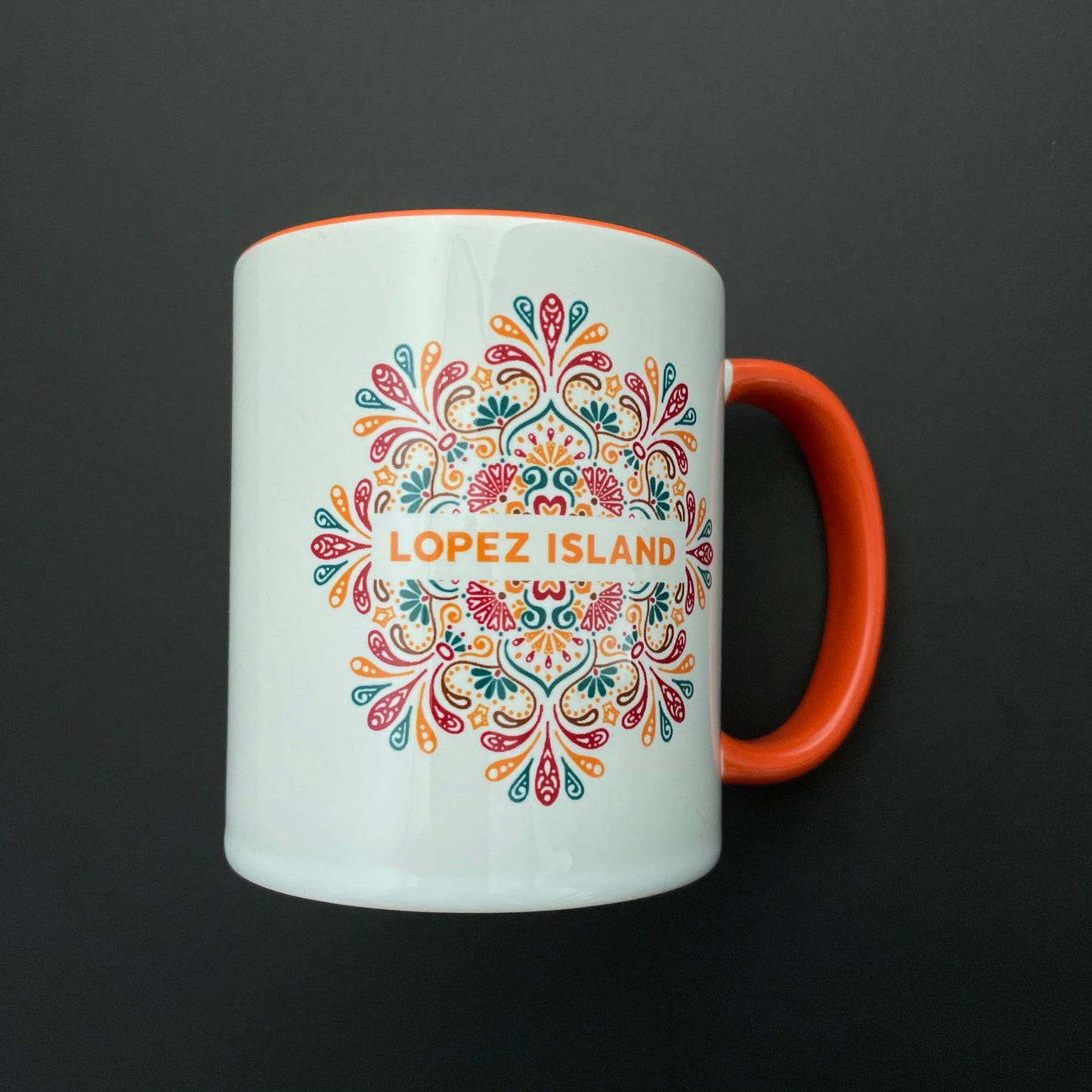 Lopez Island Mandala Coffee Cup