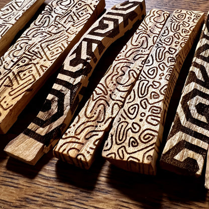 Engraved Palo Santo Smudge Sticks